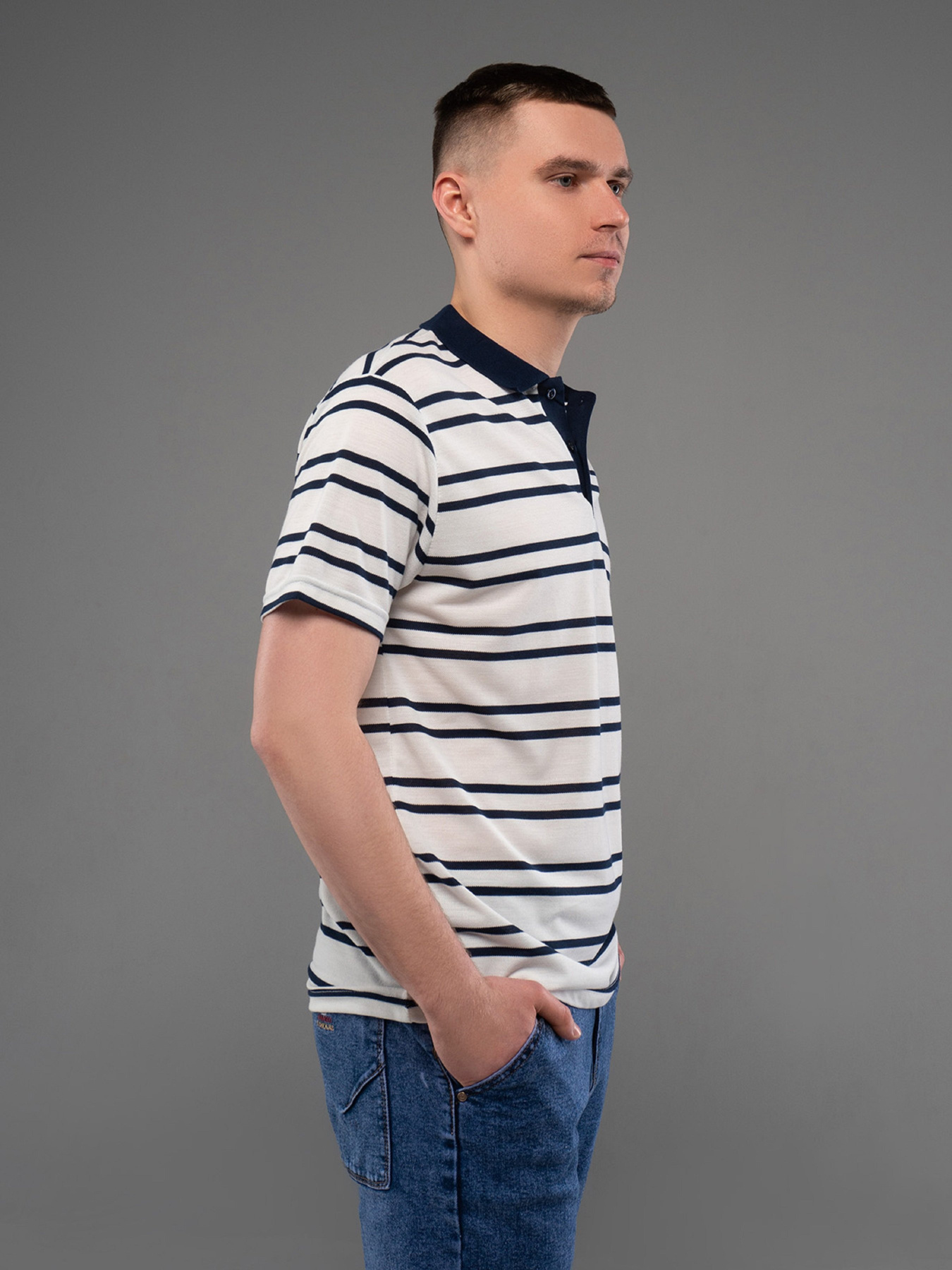 Поло ISSA Plus модель GN4-162_белый Фото