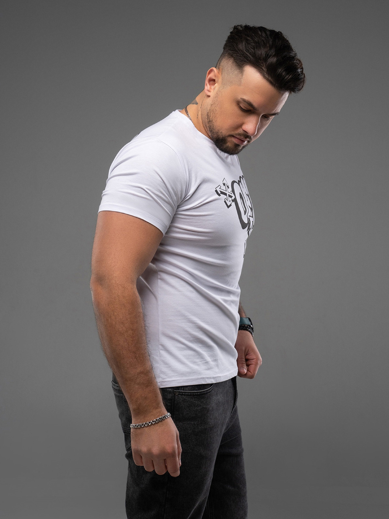 Футболка ISSA Plus модель GN4-163_белый Фото