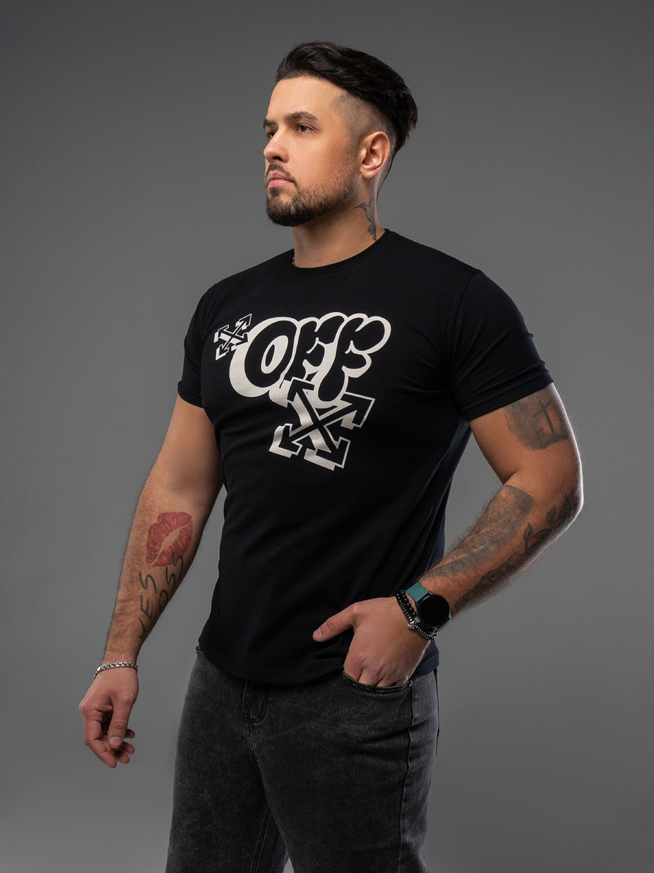 Футболка ISSA Plus модель GN4-163_черный Фото