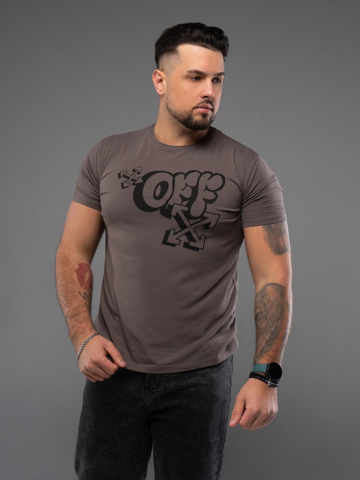 Футболка ISSA Plus модель GN4-163_хаки Фото