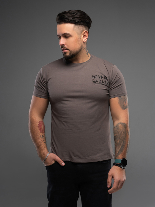 Футболка ISSA Plus модель GN4-164_хаки Фото