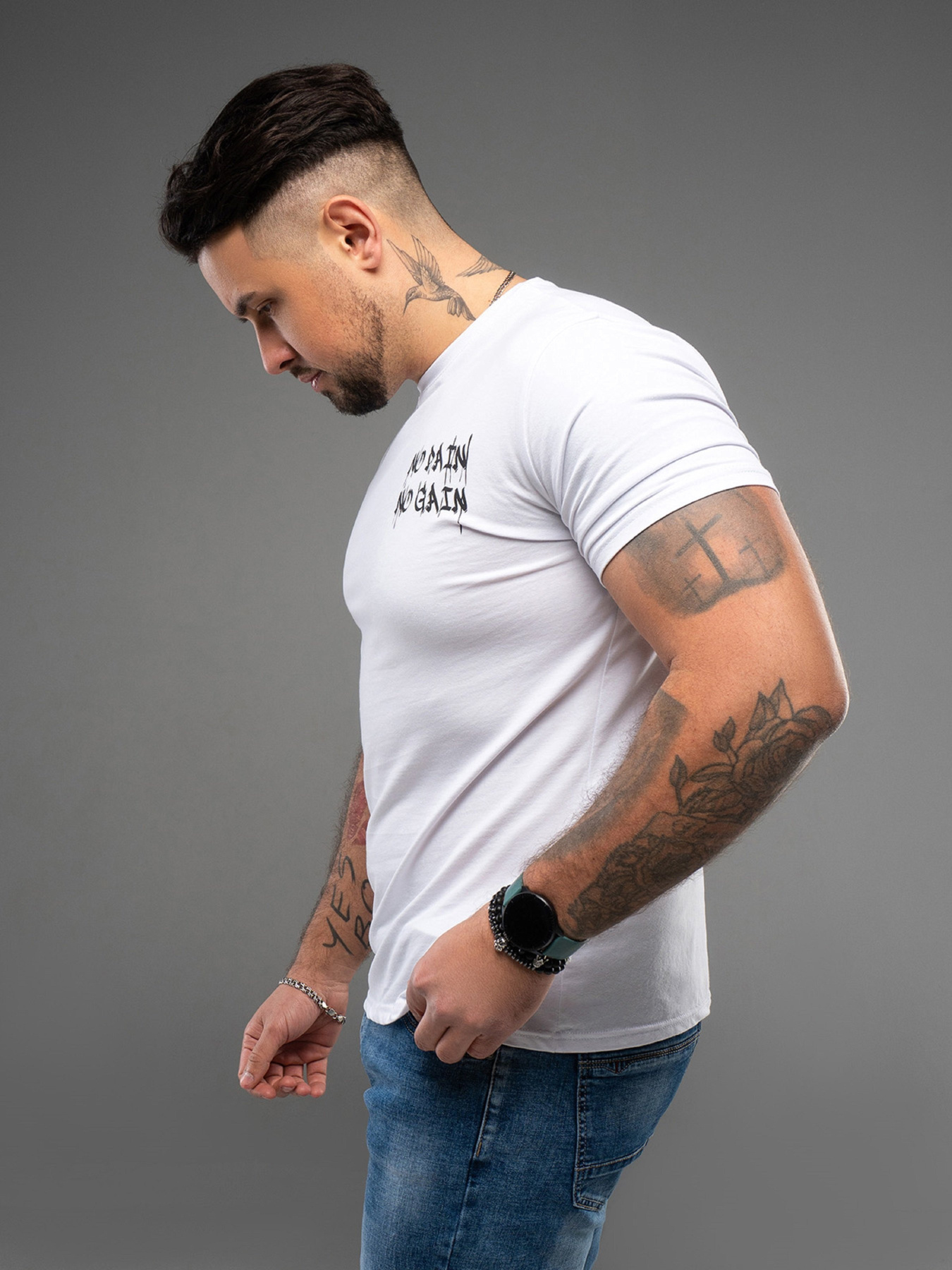 Футболка ISSA Plus модель GN4-164_белый Фото