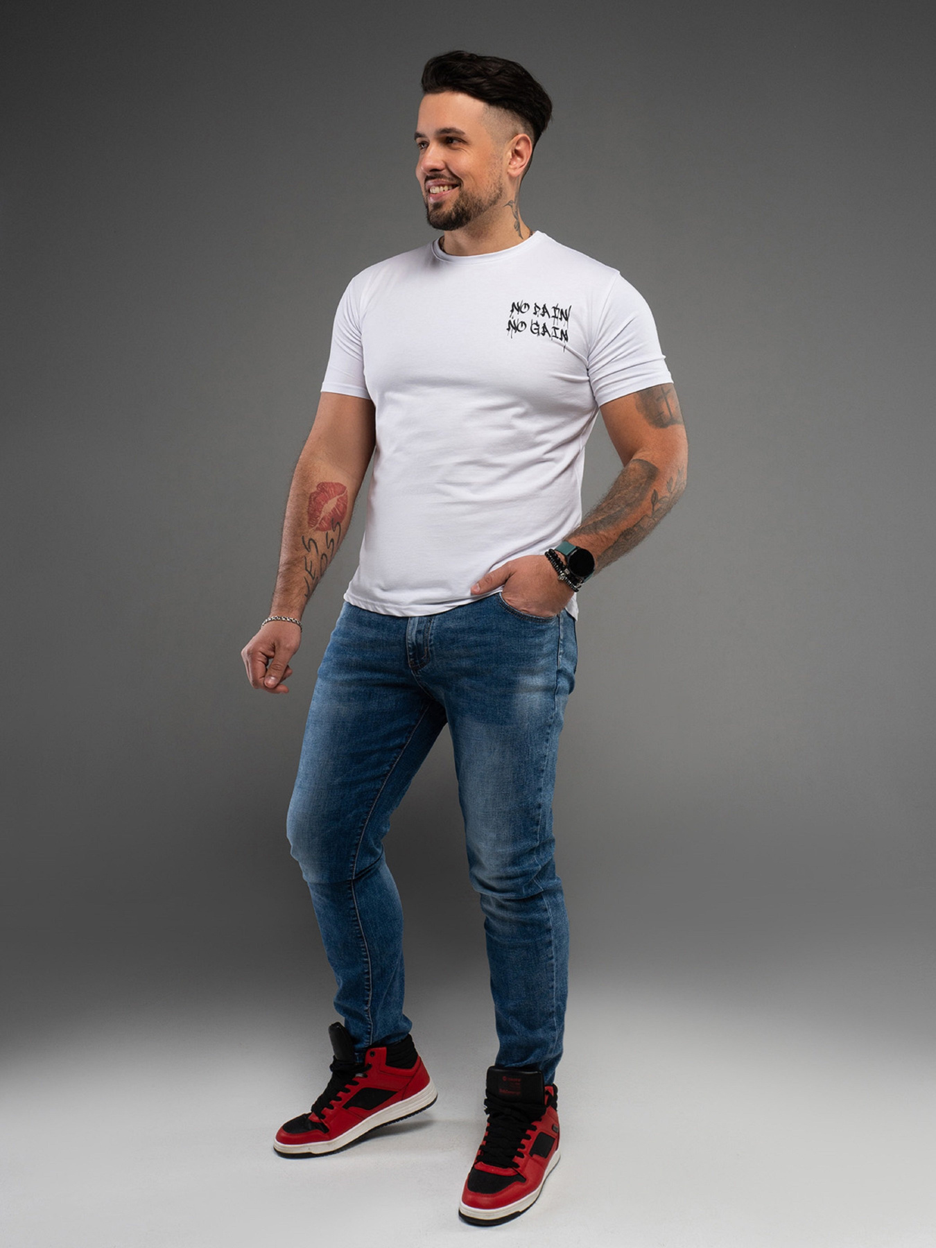 Футболка ISSA Plus модель GN4-164_белый Фото