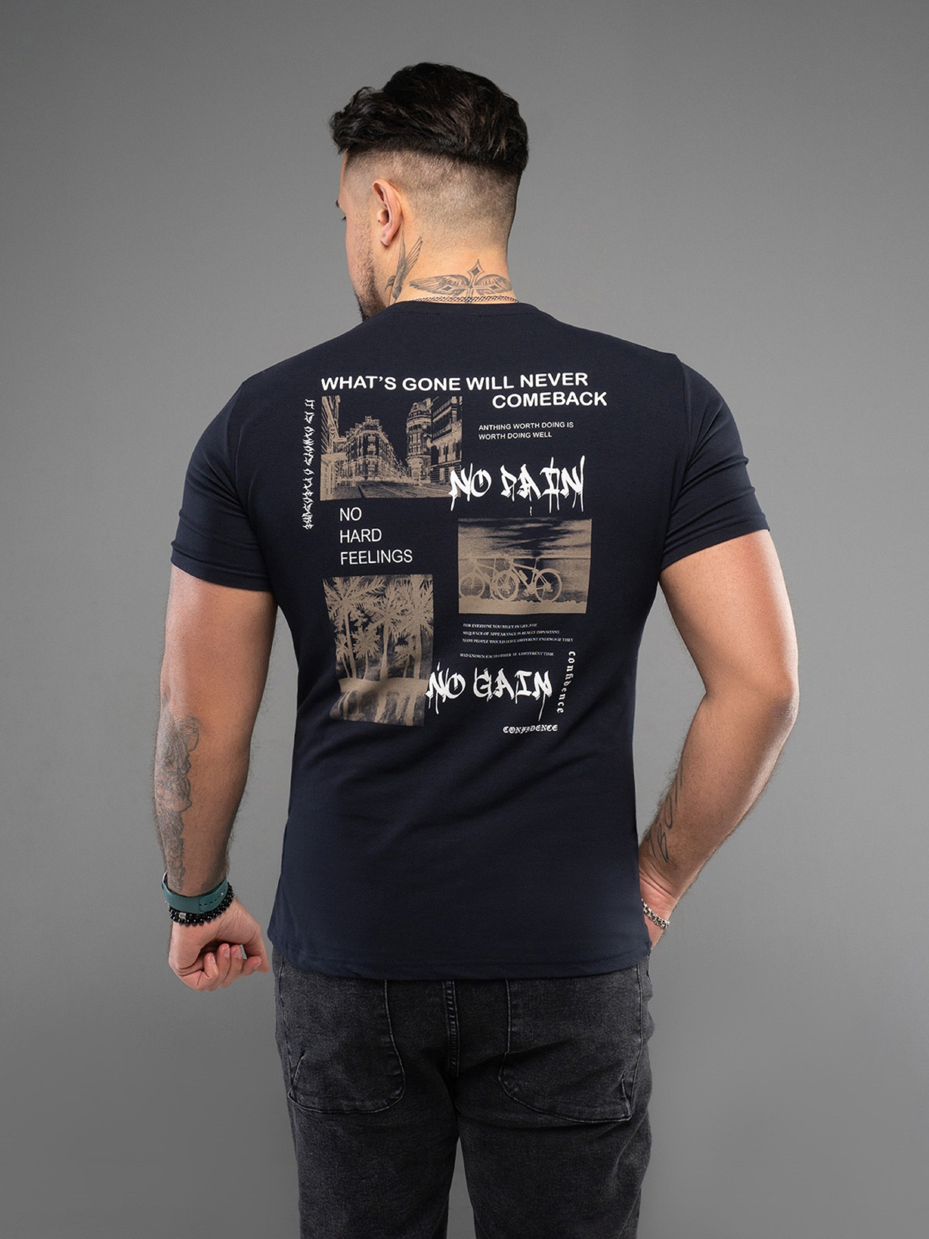 Футболка ISSA Plus модель GN4-164_темно_синий Фото