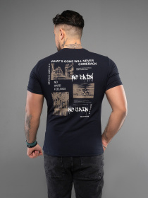 Футболка ISSA Plus модель GN4-164_темно_синий Фото