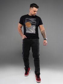 Футболка ISSA Plus модель GN4-165_черный Футболка ISSA Plus модель GN4-165_черный Фото