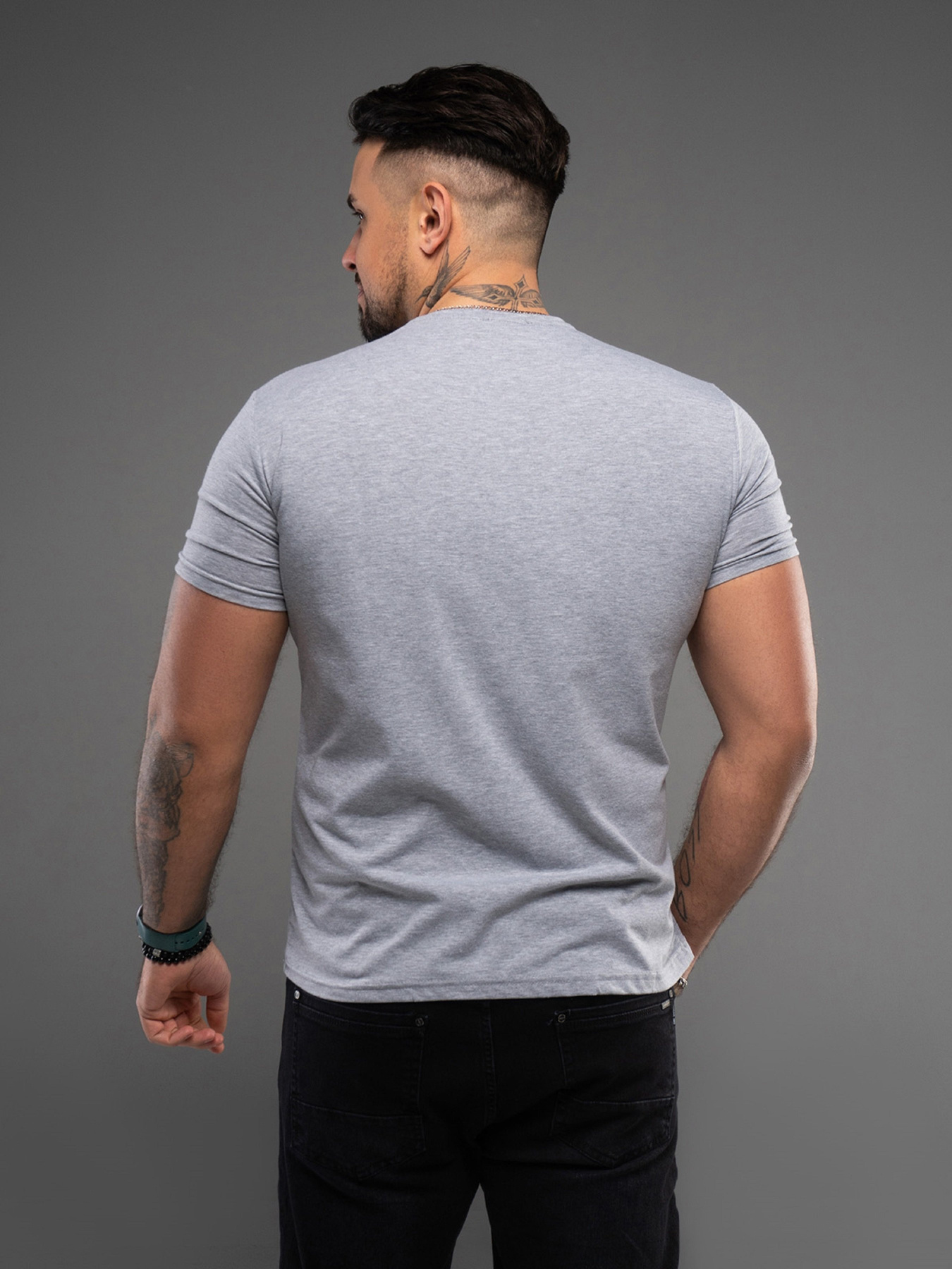 Футболка ISSA Plus модель GN4-165_серый Фото