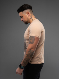 Футболка ISSA Plus модель GN4-165_бежевый Фото