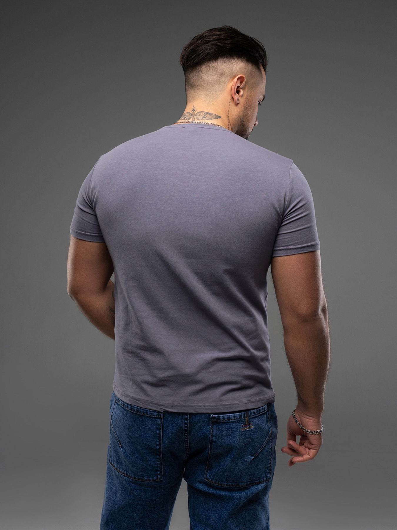 Футболка ISSA Plus модель GN4-165_темно_серый Фото