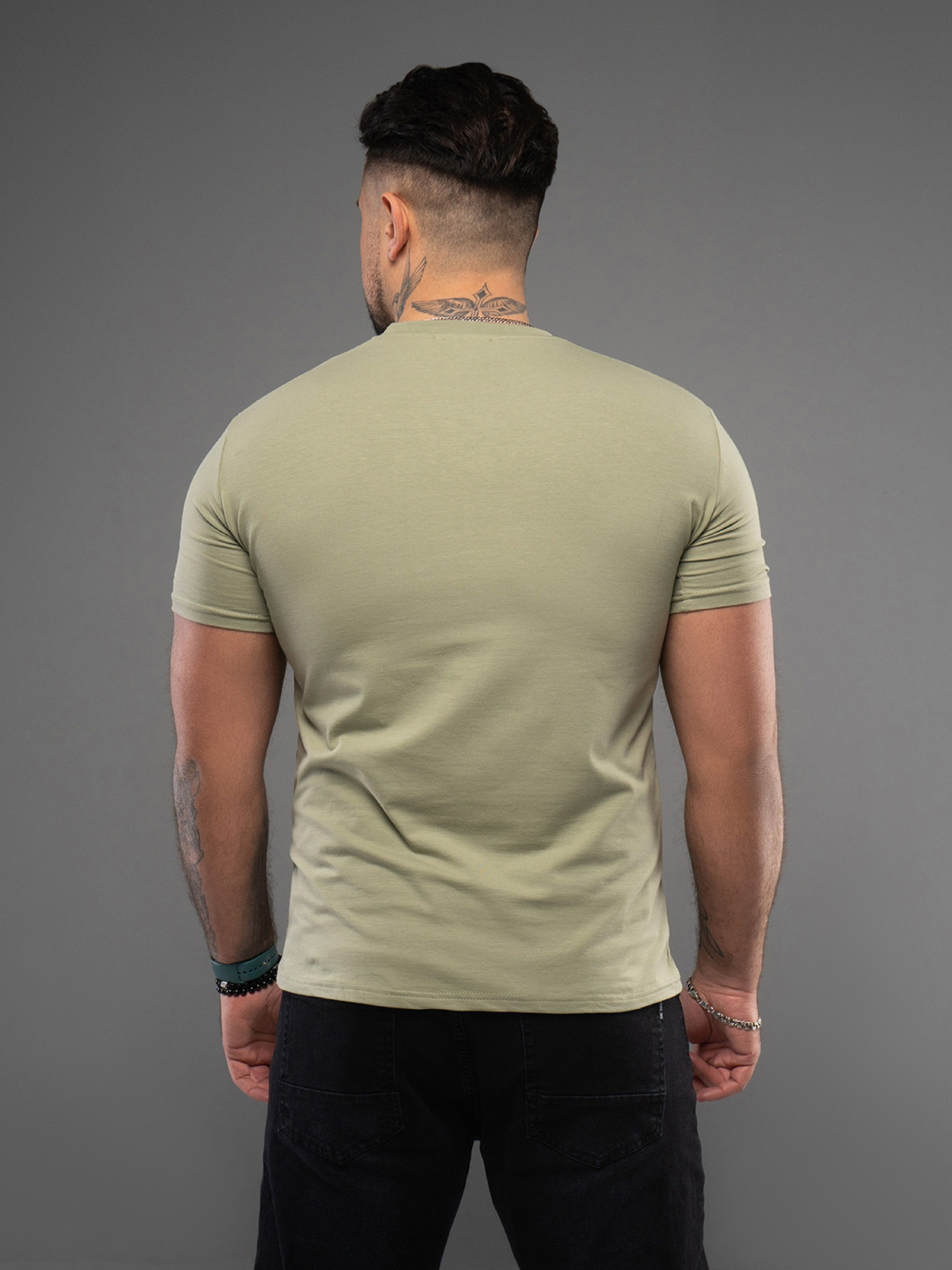 Футболка ISSA Plus модель GN4-166_оливковый Фото