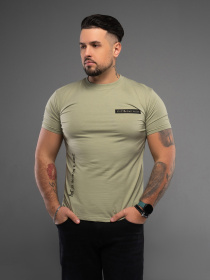 Футболка ISSA Plus модель GN4-166_оливковый Фото