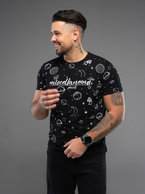 Футболка ISSA Plus модель GN4-167_черный Фото