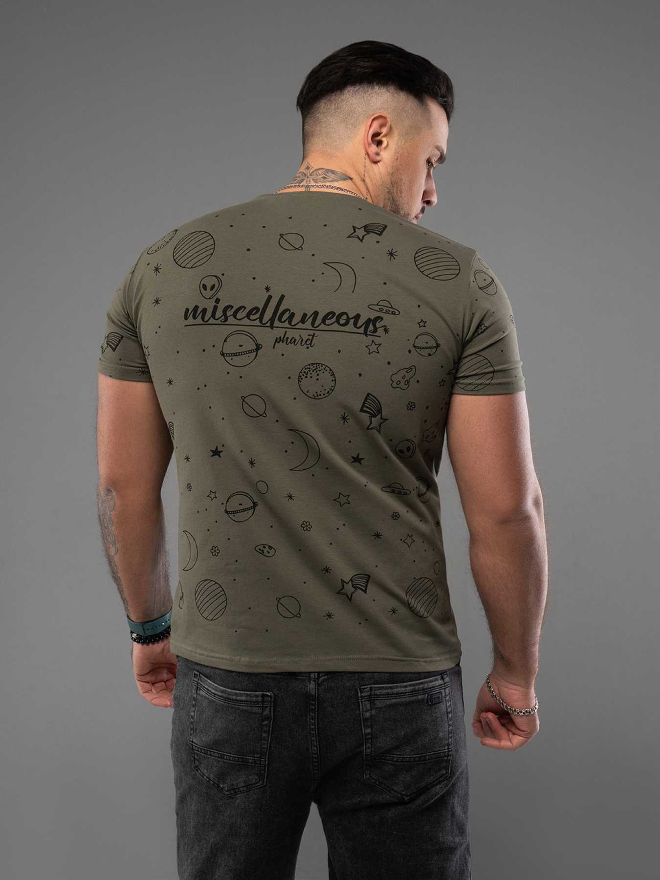 Футболка ISSA Plus модель GN4-167_хаки Фото