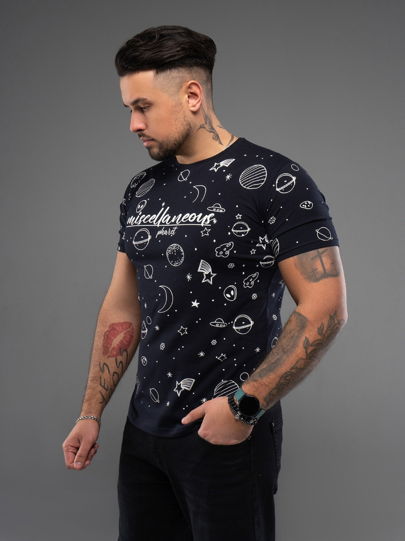 Футболка ISSA Plus модель GN4-167_темно_синий Фото