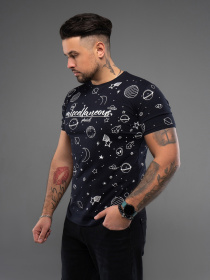 Футболка ISSA Plus модель GN4-167_темно_синий Фото