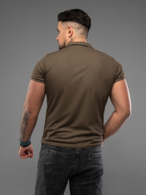 Поло ISSA Plus модель GN-536_коричневый Фото