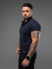 Поло ISSA Plus модель GN-536_синий Фото