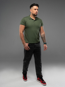 Поло ISSA Plus модель GN-536_хаки Фото