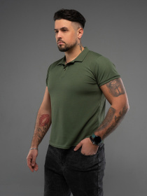 Поло ISSA Plus модель GN-536_хаки Фото