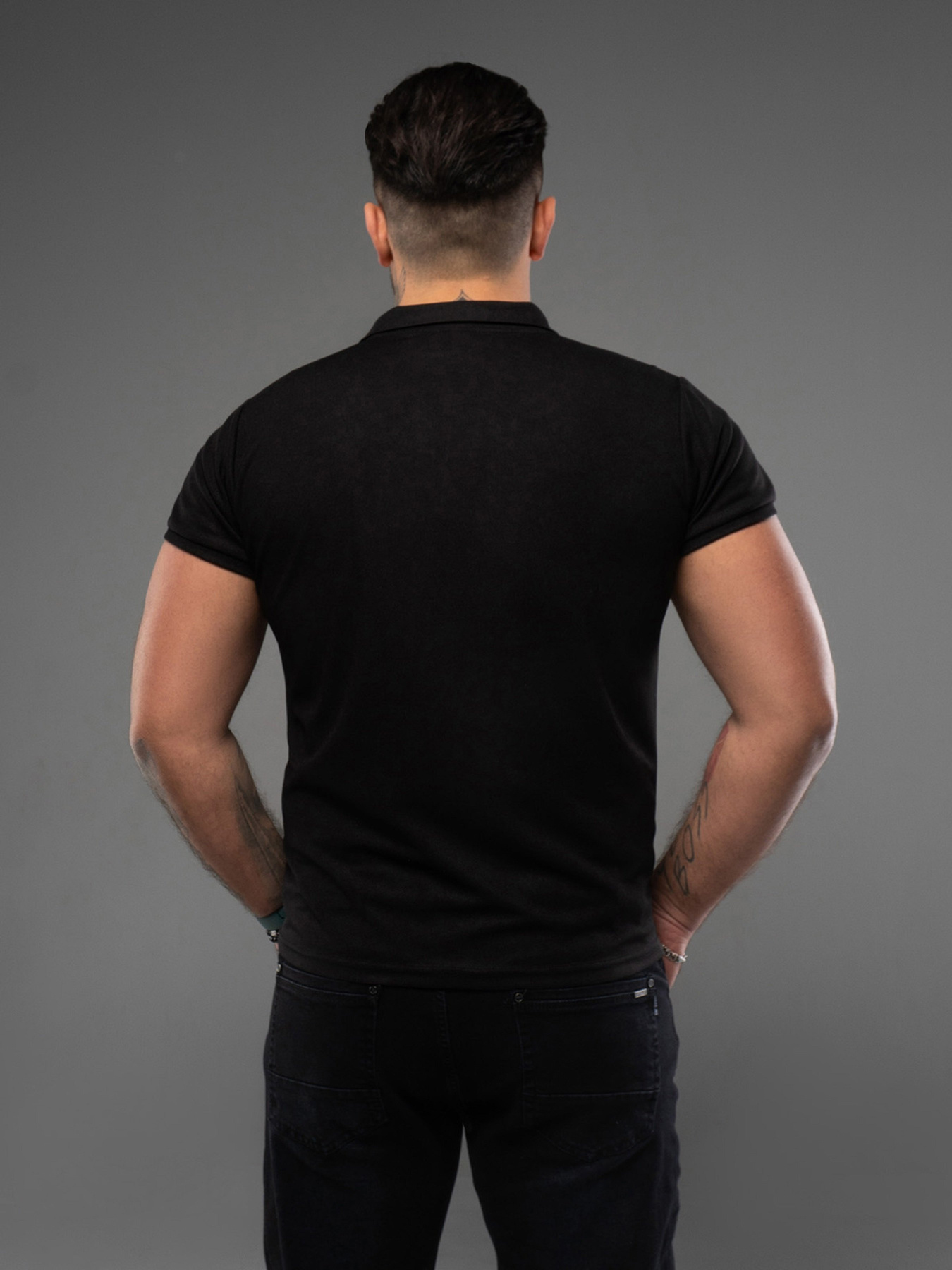 Поло ISSA Plus модель GN-536_черный Фото