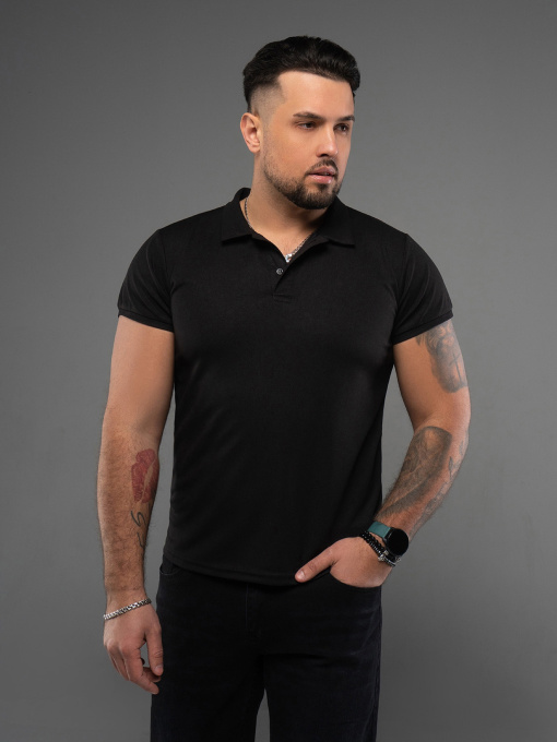 Поло ISSA Plus модель GN-536_черный Фото