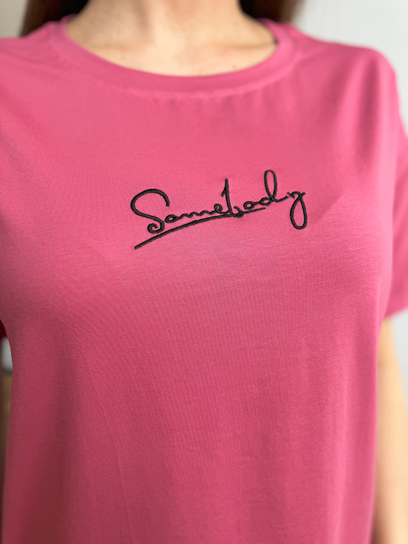 Футболка ISSA Plus модель WN20-603_темно_розовый Фото