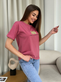 Футболка ISSA Plus модель WN20-605_темно_розовый Фото