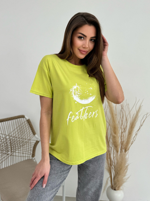 Футболка ISSA Plus модель WN20-606_салатовый Фото