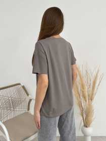 Футболка ISSA Plus модель WN20-606_темно_серый Фото