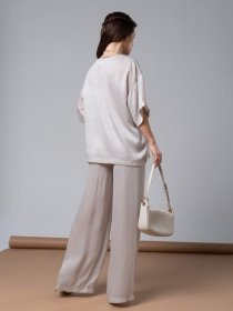 Повседневный костюм ISSA Plus модель 14601_серый Фото