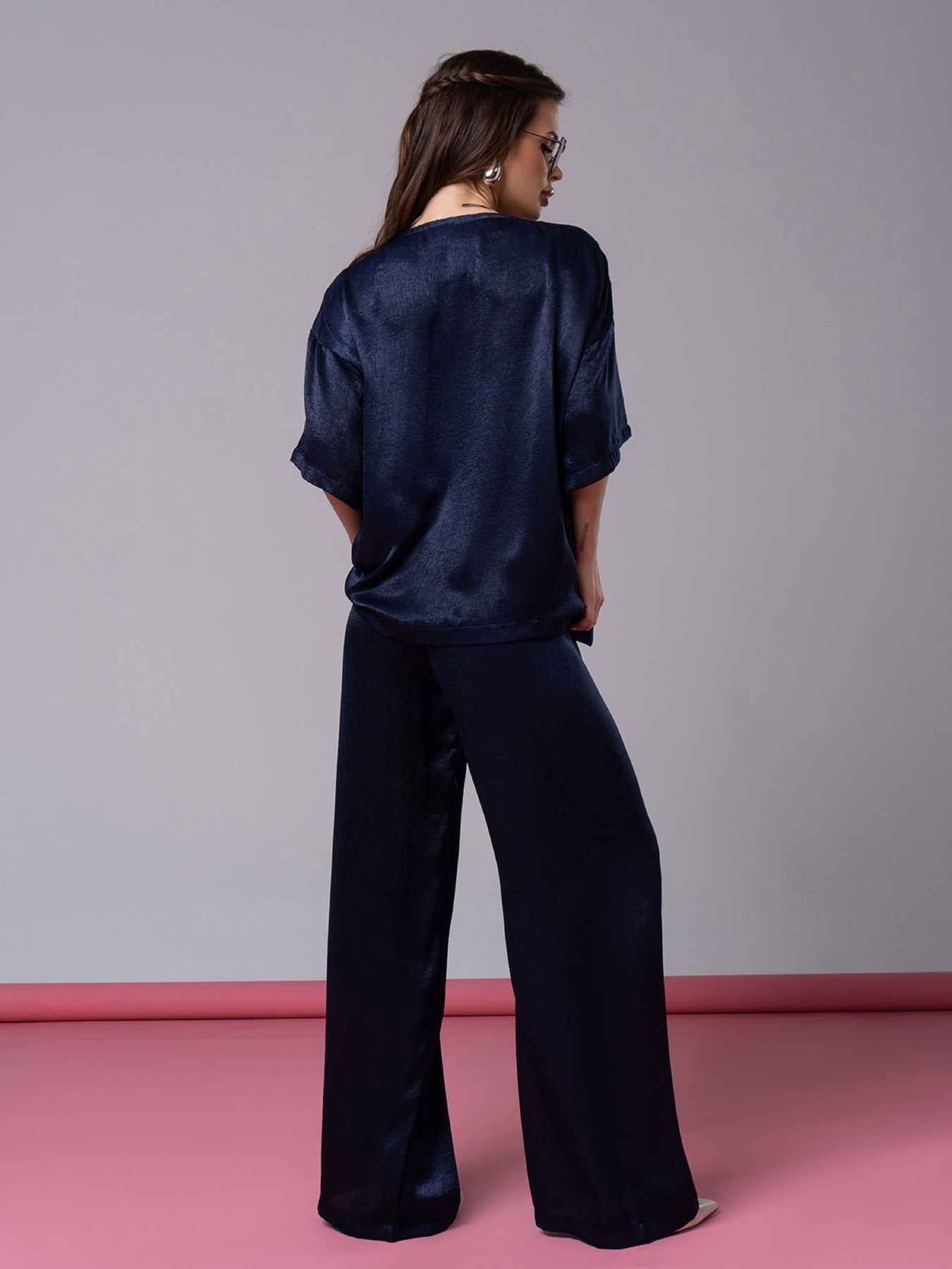 Костюм ISSA Plus модель 14601_темно_синий Фото