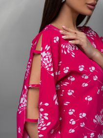 Блуза ISSA Plus модель SA-525_малиновый Фото