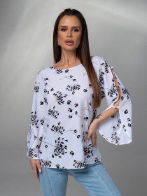 Блуза ISSA Plus модель SA-525_белый Фото