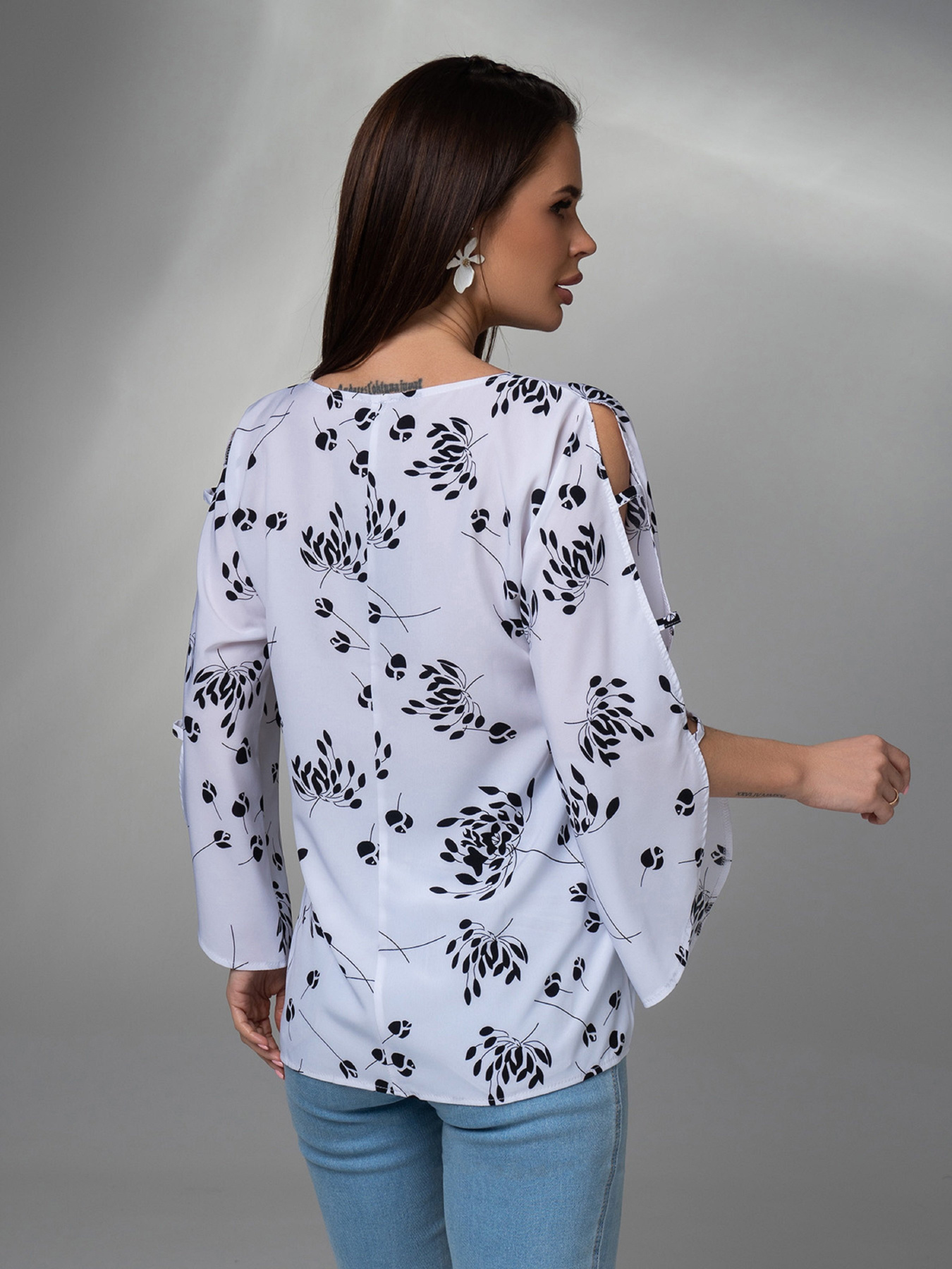 Блуза ISSA Plus модель SA-525_белый Фото