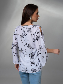 Блуза ISSA Plus модель SA-525_белый Фото