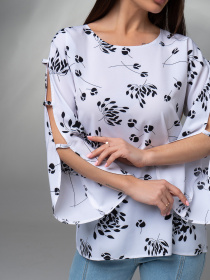 Блуза ISSA Plus модель SA-525_белый Фото