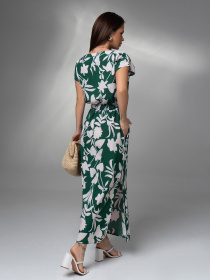 Сукня максі ISSA Plus модель 14603_зеленый Фото