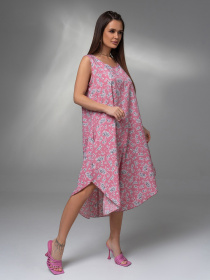 Сарафан ISSA Plus модель 14615_розовый Сарафан ISSA Plus модель 14615_розовый Фото