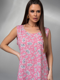 Сарафан ISSA Plus модель 14615_розовый Сарафан ISSA Plus модель 14615_розовый Фото