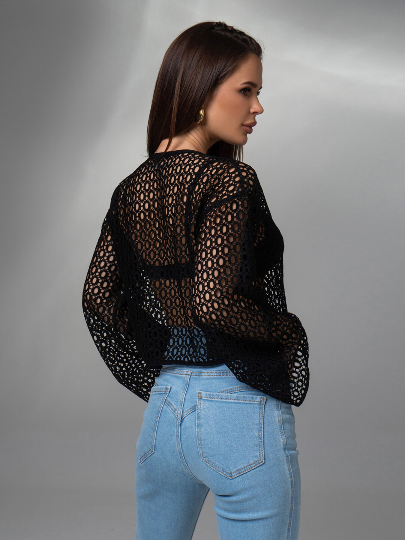 Лонгслив ISSA Plus модель 14624_черный Фото