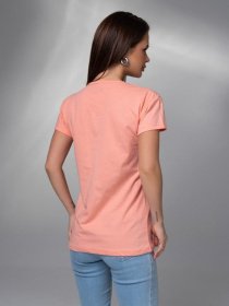 Футболка ISSA Plus модель WN20-598_персиковый Фото