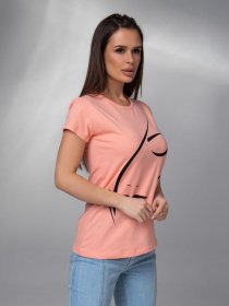 Футболка ISSA Plus модель WN20-614_персиковый Фото
