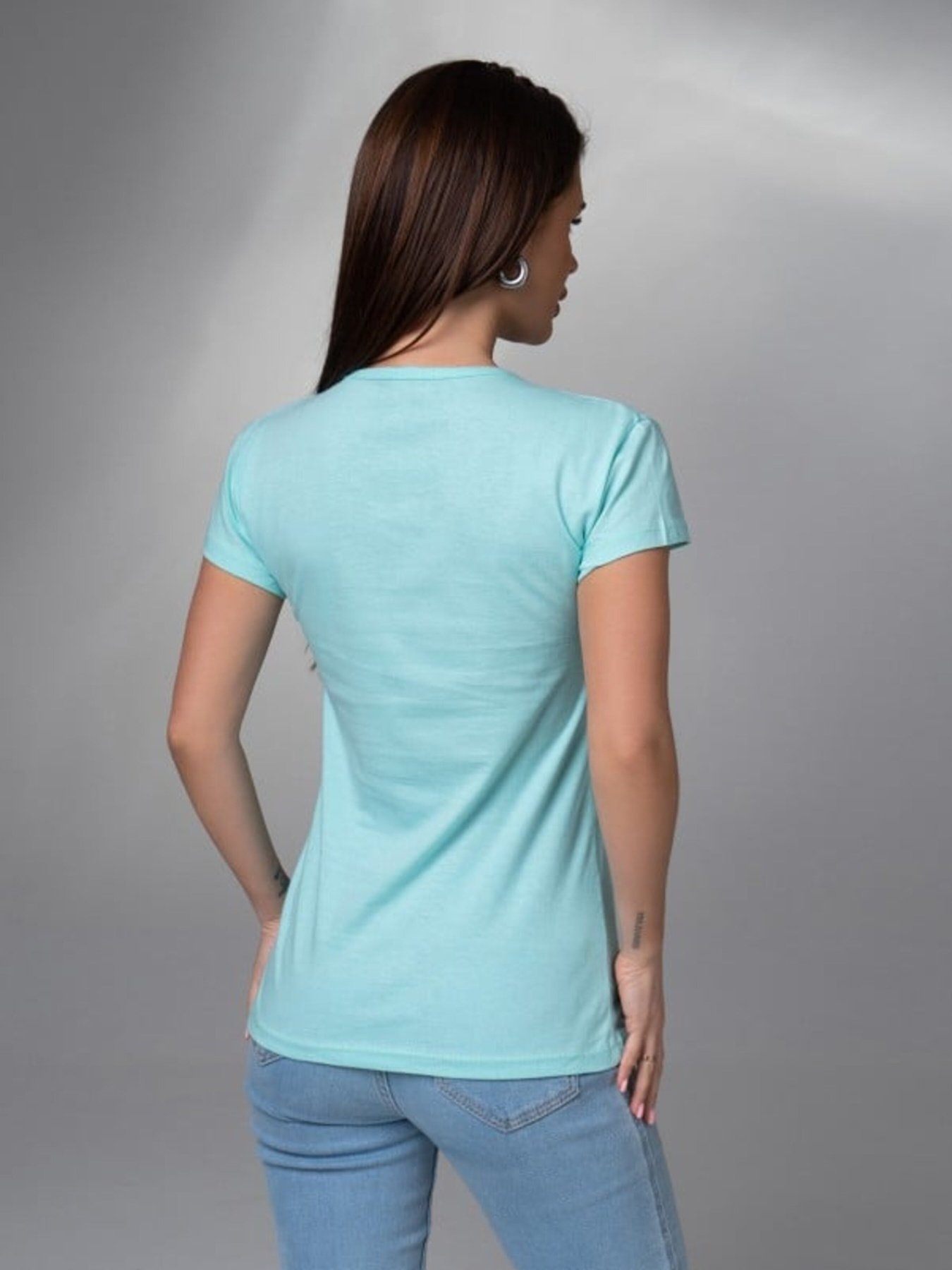 Футболка ISSA Plus модель WN20-614_мятный Фото