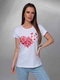 Футболка ISSA Plus модель WN20-615_белый Футболка ISSA Plus модель WN20-615_белый Фото