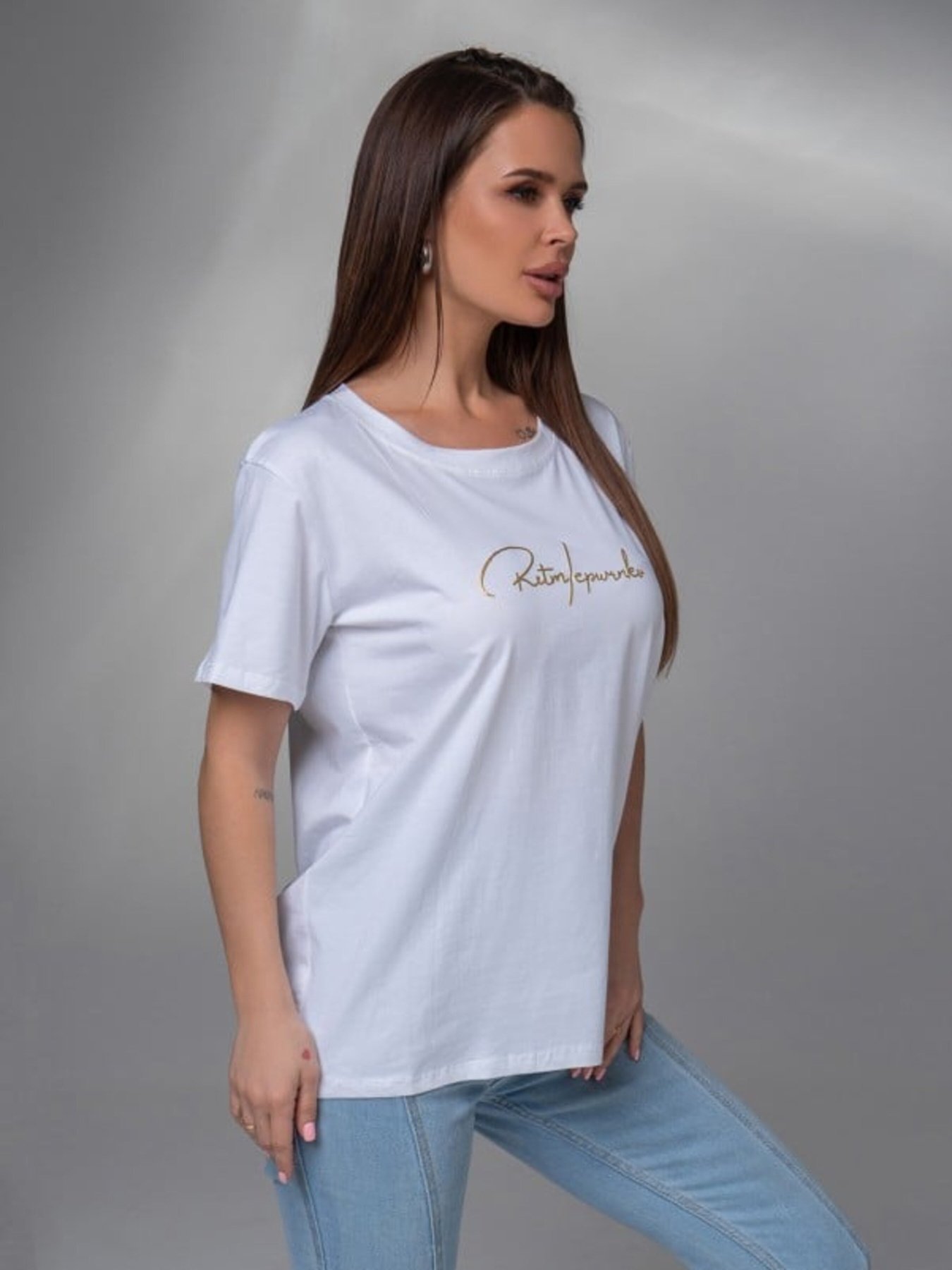 Футболка ISSA Plus модель WN20-616_белый Фото