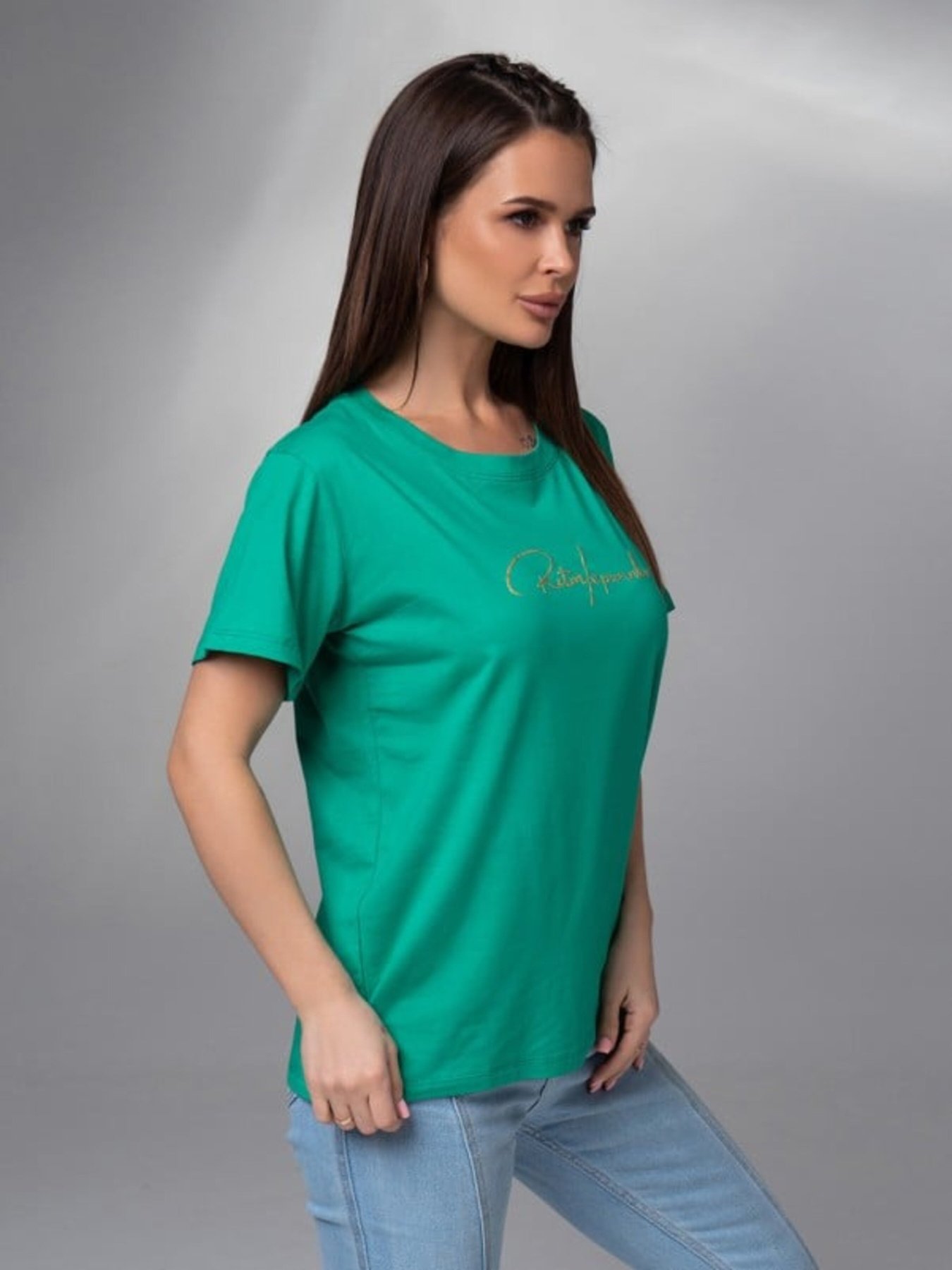 Футболка ISSA Plus модель WN20-616_зеленый Фото