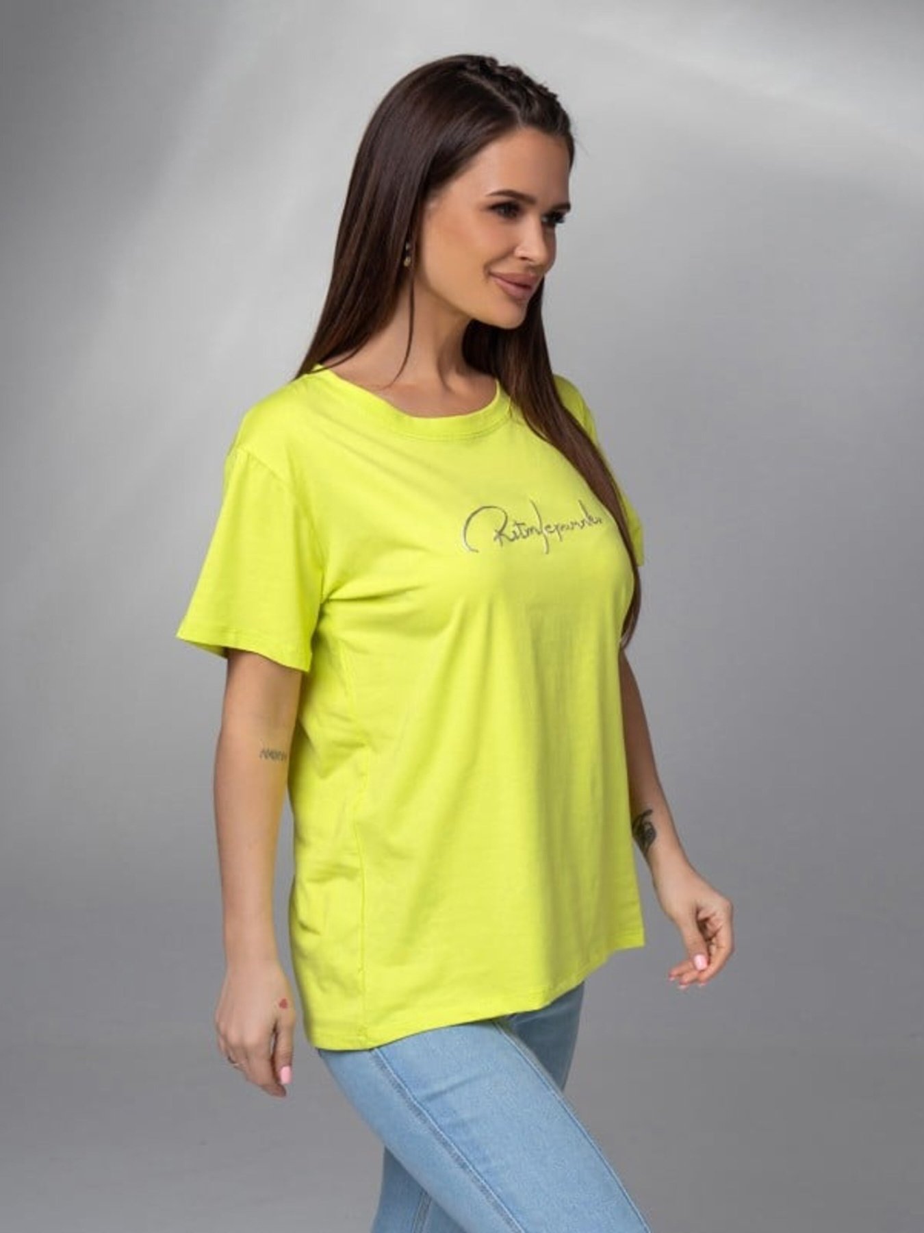 Футболка ISSA Plus модель WN20-616_салатовый Фото