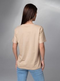 Футболка ISSA Plus модель WN20-616_бежевый Фото