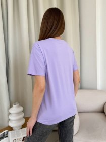 Футболка ISSA Plus модель WN20-617_сиреневый Фото