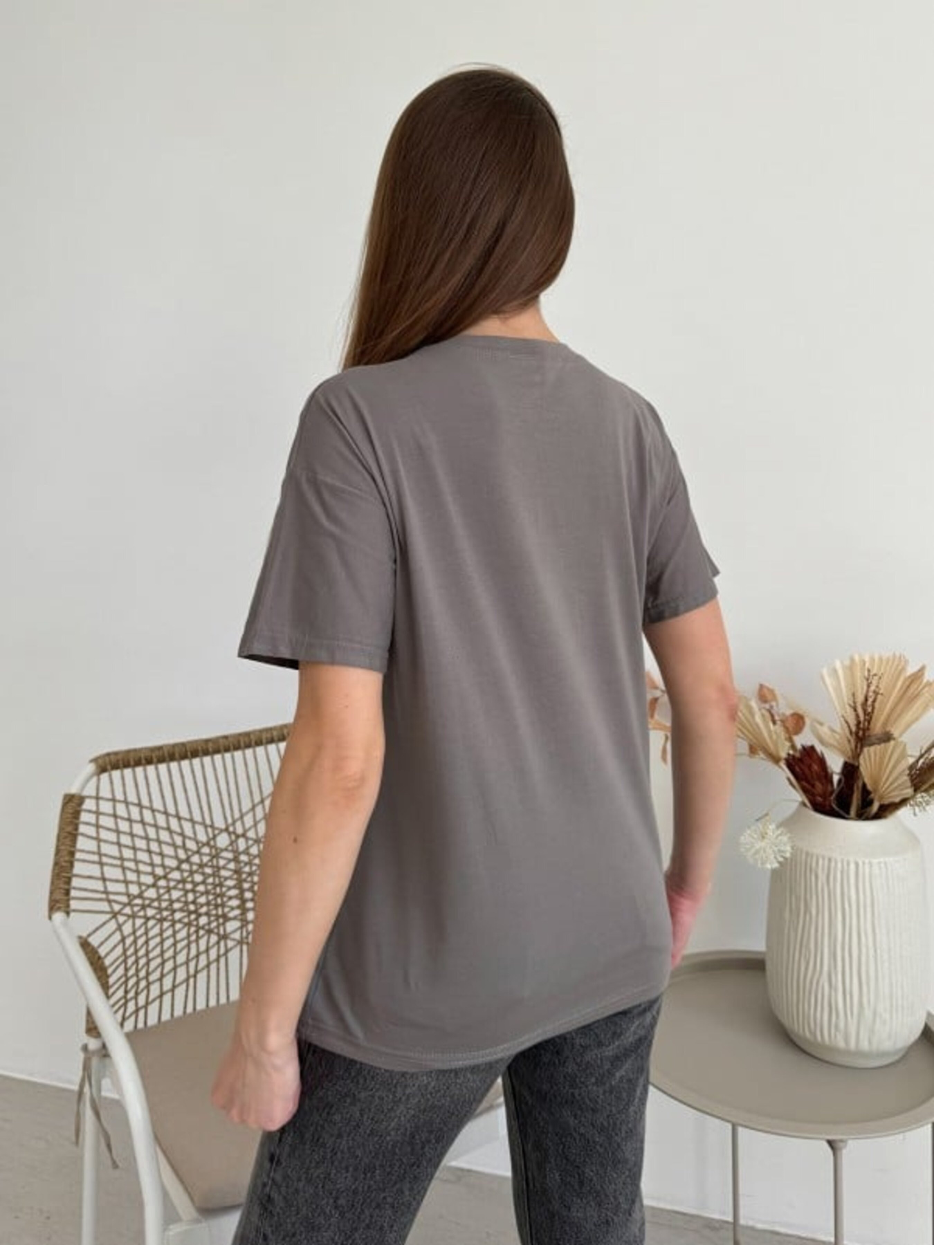 Футболка ISSA Plus модель WN20-617_темно_серый Фото